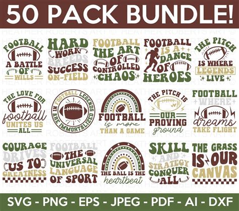 Football SVG Bundle, Football SVG, Football Shirt SVG, Football Quotes ...