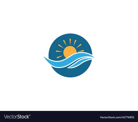 Water wave Royalty Free Vector Image - VectorStock