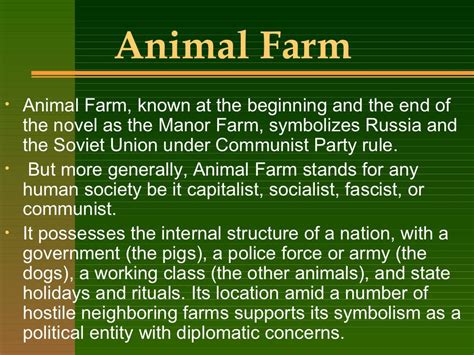 Animal Farm Theme Symbols Motifs