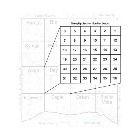 Township Range Section Oregon Map - United States Map