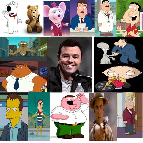 Seth MacFarlane voices Peter, Brian, Stewie, Quagmire, Carter, Tom ...