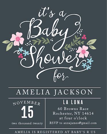 How to Write Your Baby Shower Invitations