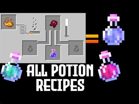 Minecraft Potions Recipes List - Infoupdate.org