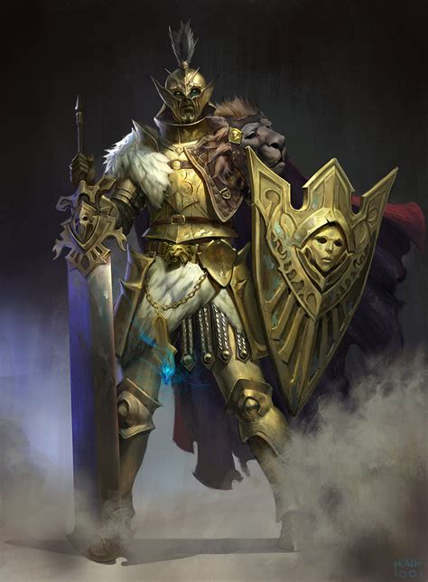 ArtStation - Paladin, Jㅇㅇ d r a w s | Fantasy concept art, Fantasy ...