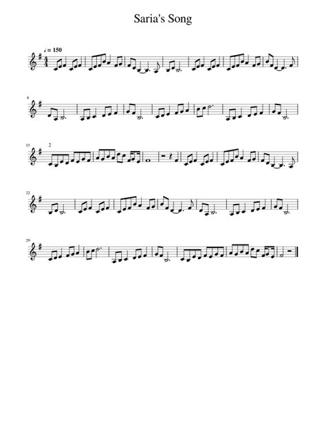 Saria's Song Sheet music for Piano (Solo) | Musescore.com