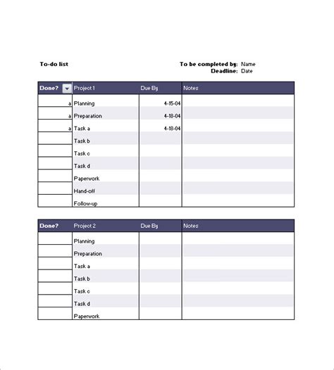 Punch List Template - 7+ Free Word, Excel, PDF Format Download | Free ...