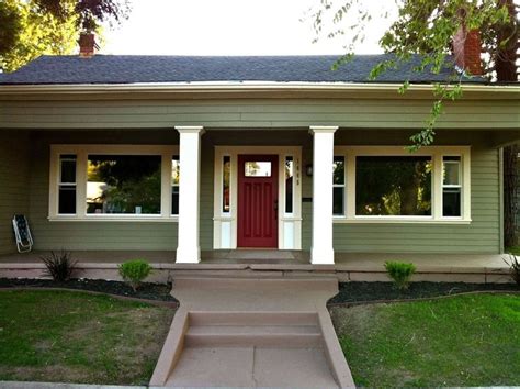 16+ Painting Front Door Steps How To Bright Color That Goes With Olive ...