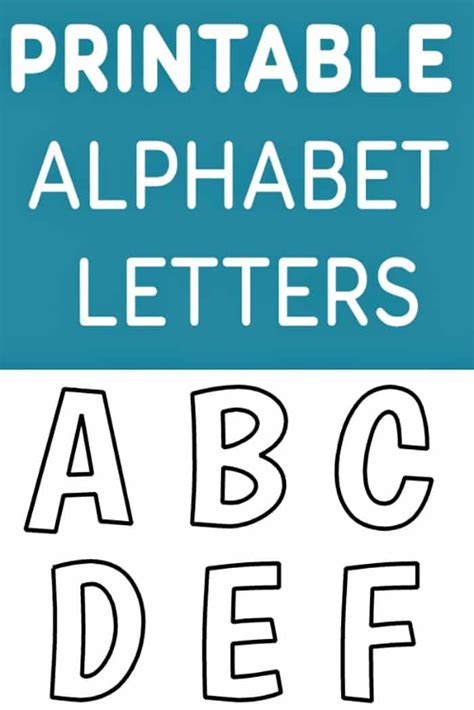 Free Printable Alphabet Templates and Other Printable Letters