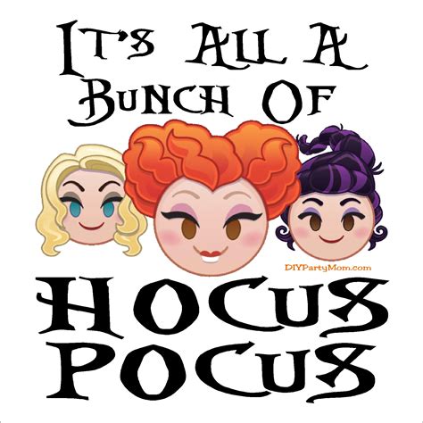 DIY Party Mom: It's All a Bunch of Hocus Pocus Printable Quote