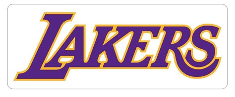 LA Lakers Los Angeles Lakers Sticker S95 Basketball YOU CHOOSE SIZE ...