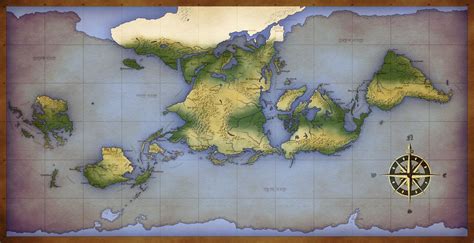 Commission - Alternate Earth by jocarra | Fantasy world map, Earth map, Map