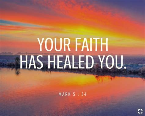 Mark 5:34 | Healing scriptures bible, Healing scriptures, Divine healing