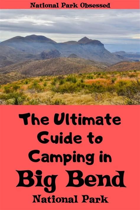 The Ultimate Guide To Camping In Big Bend National Park - National Park ...