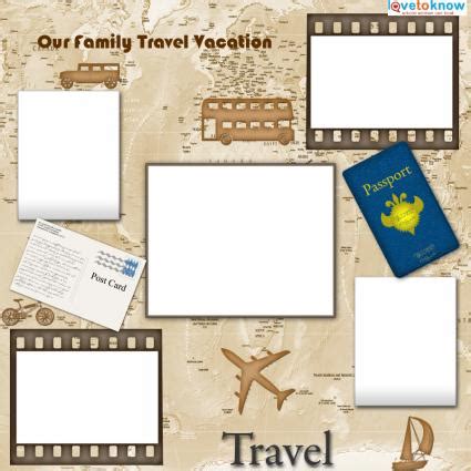 Travel Templates for Scrapbooking | LoveToKnow