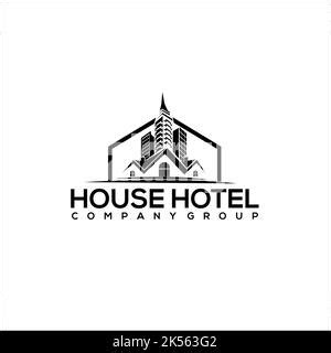 HOUSE HOTEL / logo design inspiration Stock Vector Image & Art - Alamy