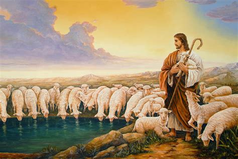 Good Shepherd Painting by Bryan Ahn - Fine Art America