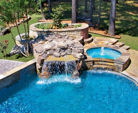 Swimming pool rock waterfall pictures – Artofit