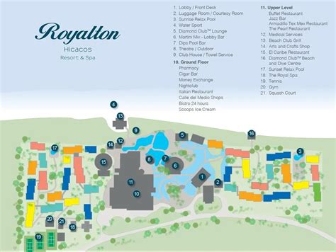 Resort Map | Royalton Hicacos Resort & Spa | Varadero, Cuba