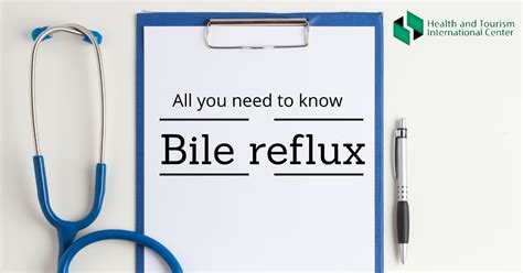 Bile reflux - symptoms and underlying causes - HTI CENTERS | Medical ...