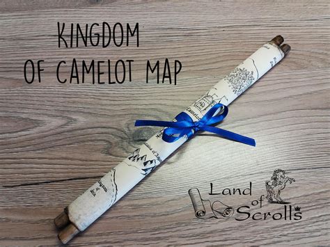 Kingdom of Camelot Map Merlin on BBC Map King Arthur Map of | Etsy