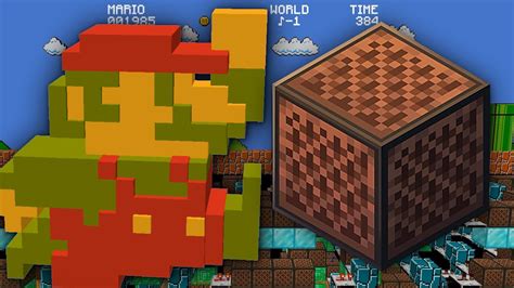 Super Mario Bros. Ground Theme - Minecraft Note Block Cover - YouTube