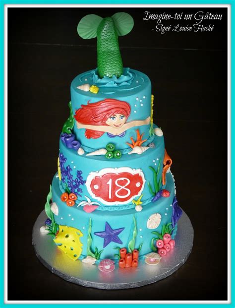 Little Mermaid Cake - CakeCentral.com