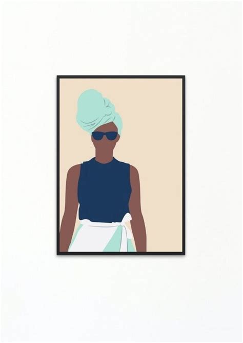 Downloadable Print Abstract Black Woman Wall Art Silhouette Woman Feminist Print Feminist Poster ...