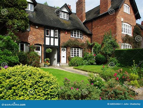 Houses in Bournville Village, Birmingham, UK Stock Photo - Image of ...