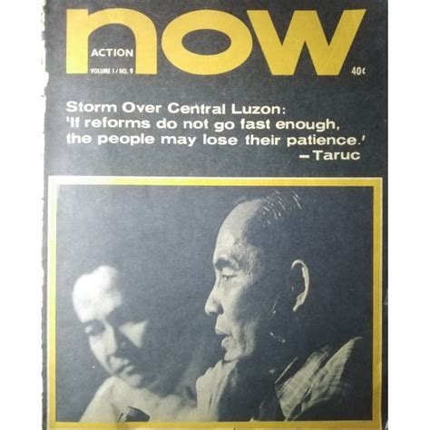 (EXTREMELY RARE) Now Action Magazine, 1968 Issue featuring Luis Taruc ...