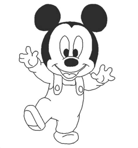 Mickey Mouse Coloring Page - 15+ Free PSD, AI, Vector EPS Format ...