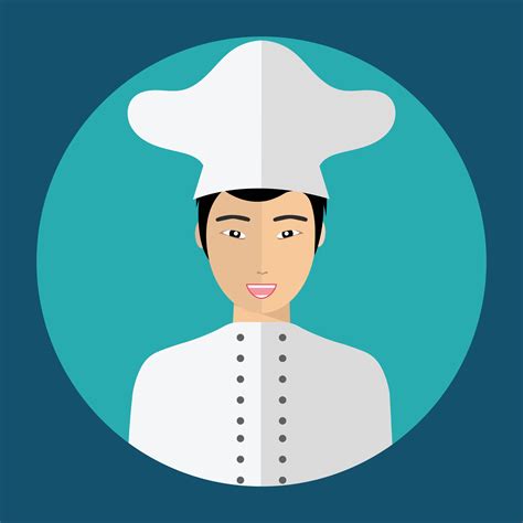 Kitchen chef. Flat vector illustration. 34099537 Vector Art at Vecteezy