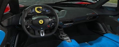 Ferrari Daytona SP3 Interior Design: Seats, Features, Details