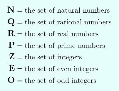 Rational Numbers Set Symbol | worksheet