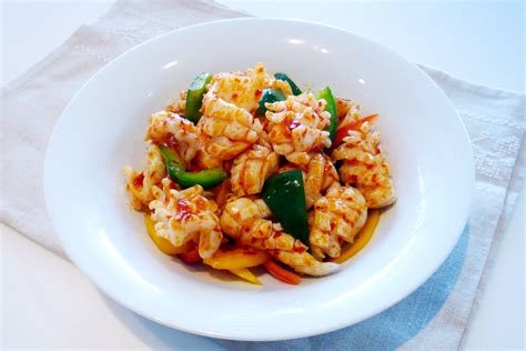 Stir Fried Cuttlefish with Chilli Garlic Sauce | Asian Inspirations