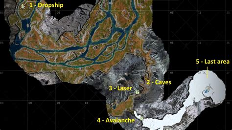 Icarus Cave Locations Map