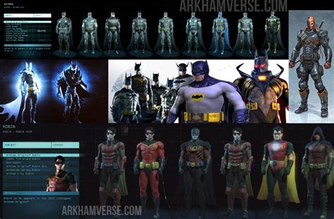 Batman Arkham Origins Leaked Alternate Skins - Gameranx