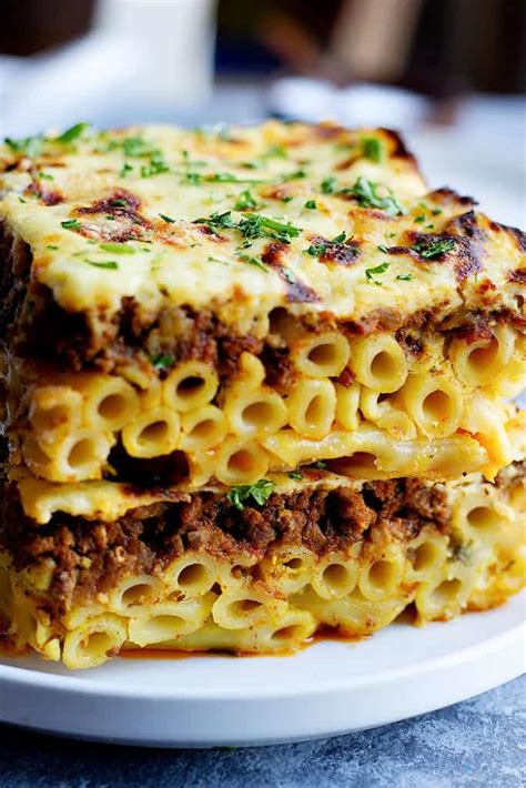 Pastitsio Recipe (Step-by-Step Tutorial + Video) • Unicorns in the Kitchen