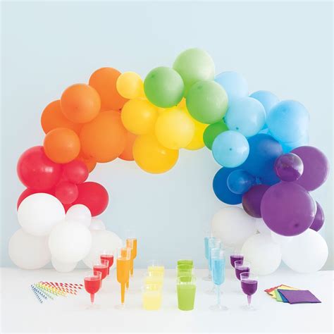 Rainbow balloon arch kit – Artofit