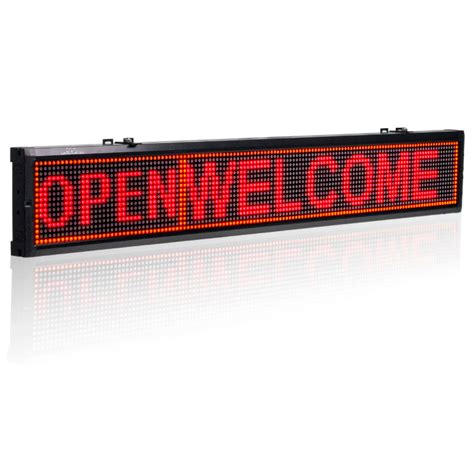 Leadleds Indoor Led Sign Display Board Programmable Message Sign 3 Col