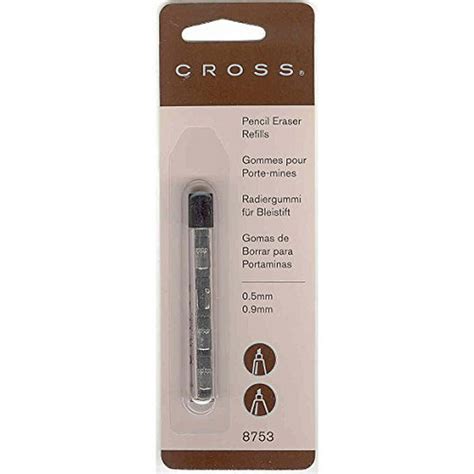 6 PK: Cross Pencil Eraser Refills, Five .5mm .9mm Pencil Erasers Per ...