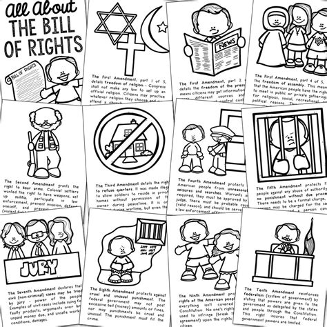 Bill Of Rights Illustrations For Kids