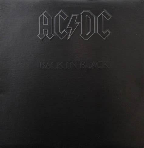 AC/DC Back in Black LP - Etsy