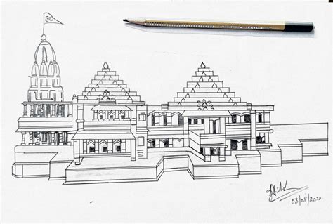 Ayodhya Ram Mandir in 2024 | Hand painting art, Art painting tools, Art ...