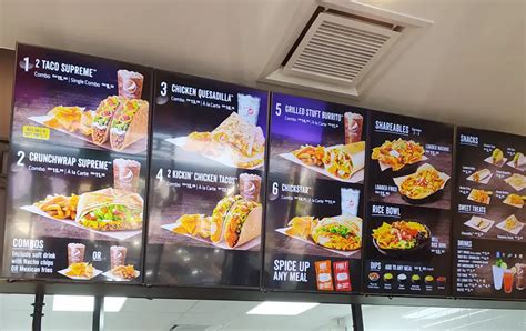 taco bell menu | TallyPress