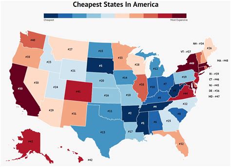 10 Cheapest States To Live In The United States [2023] | HomeSnacks