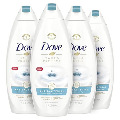 Dove Body Wash For All Skin Types Antibacterial Body Wash Protects from ...