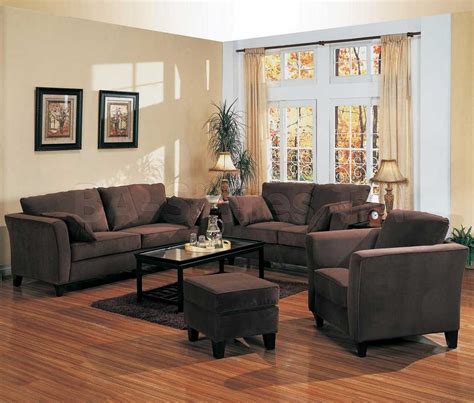 Awesome brown theme paint colors for small living rooms with dark cream ...