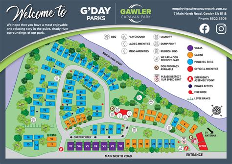 Park Map | Gawler Caravan Park