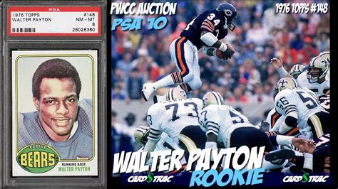 1976 Walter Payton rookie card Topps#77 for sale; graded PSA 10. PWCC ...