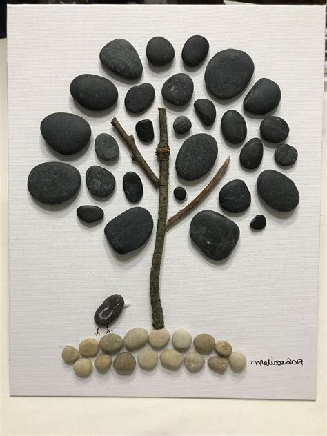 Make your own pebble art frame – Artofit